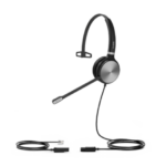 black earphones